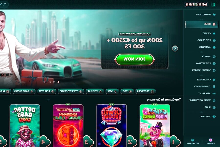 Millioner Casino - Inloggen op je account
